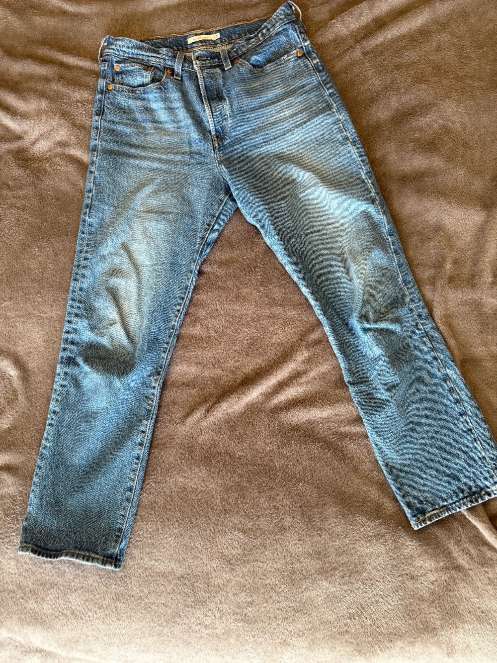 Levi's Wedgie Straight Ankle jeans